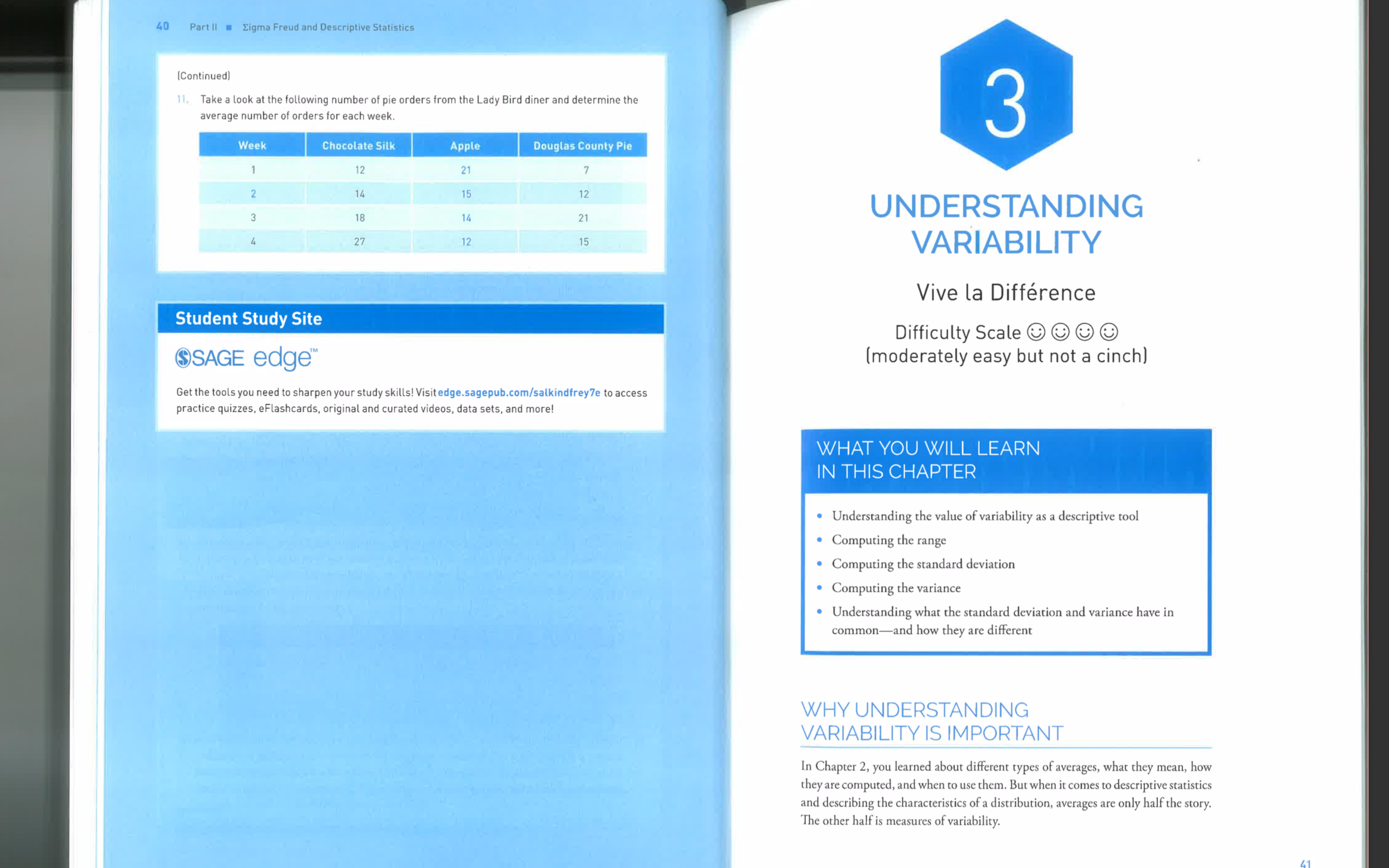 to Charles Darwin, said as well). This section of Statistics for People