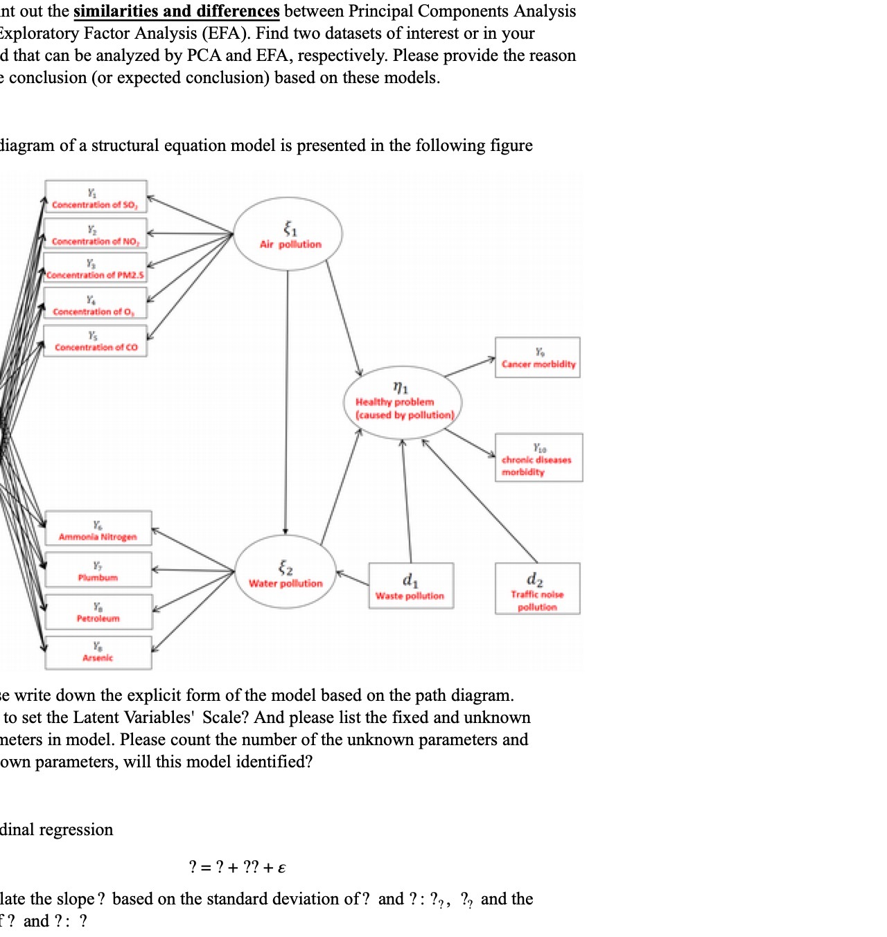  nt out the similarities and differences between Principal Components Analysis xploratory