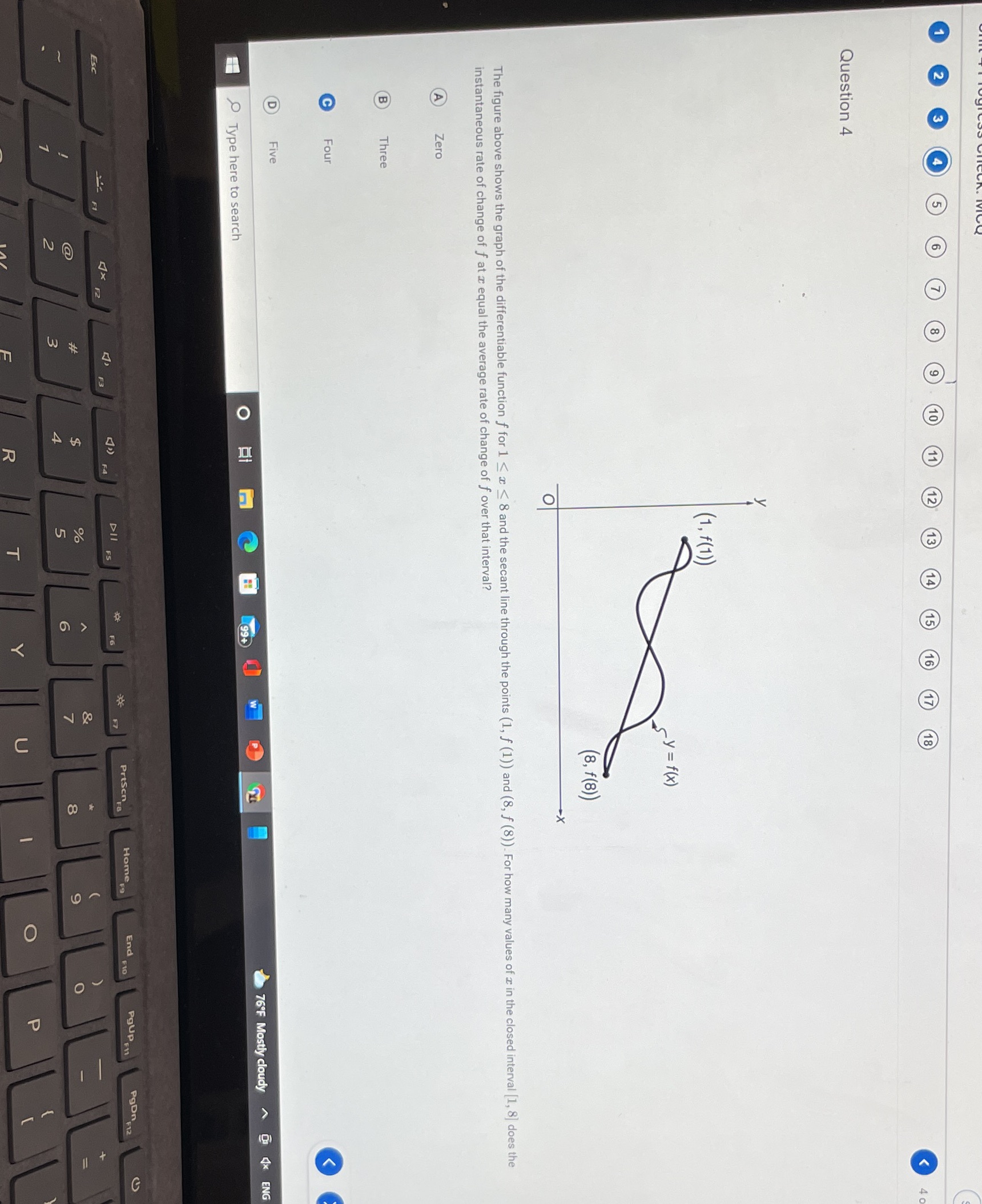 please answer asap 1 2 3 4 5 F 9 Question 4