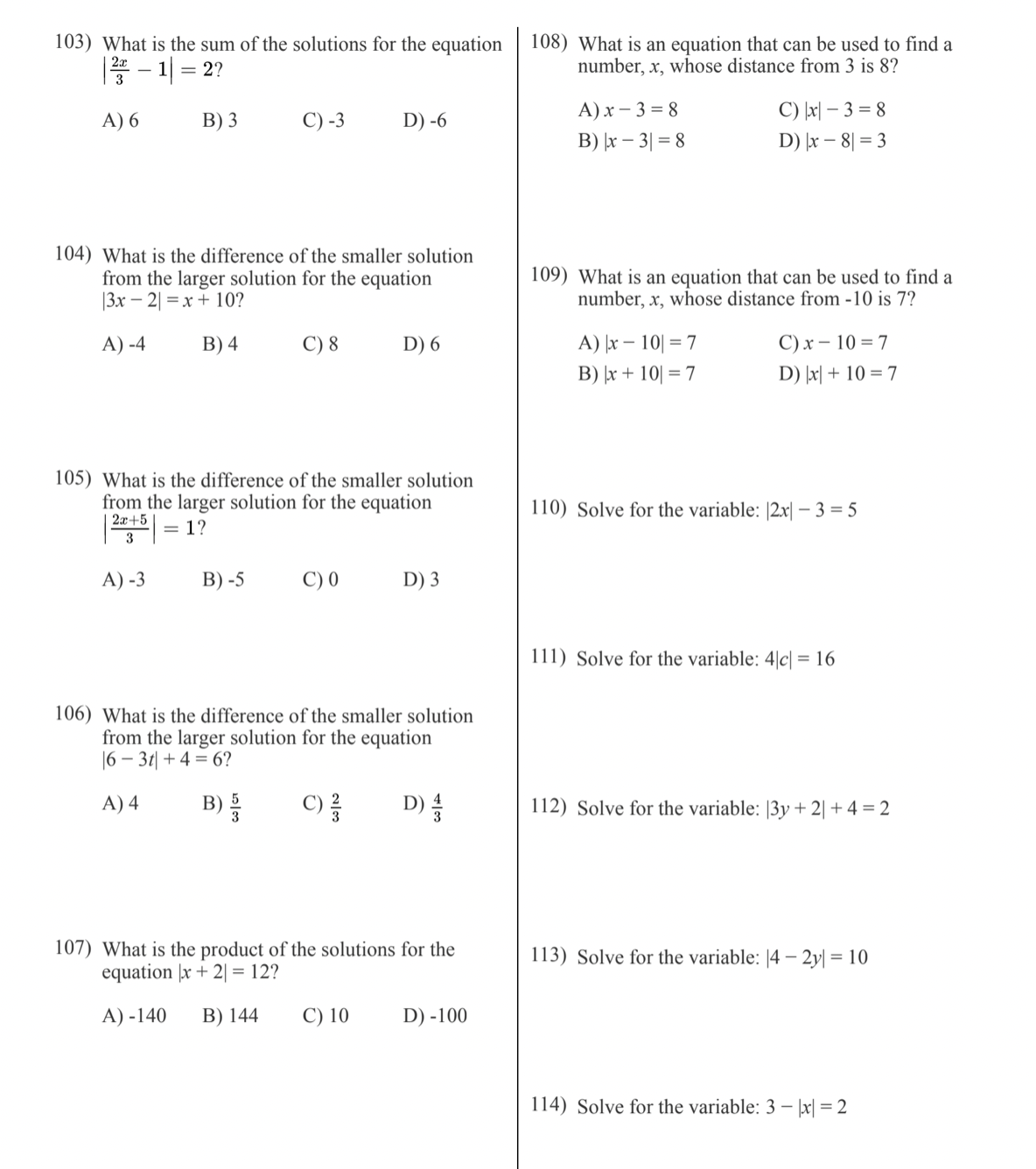 zeros are 1, 2, and -1. A) f(x) = x3 - 2x2