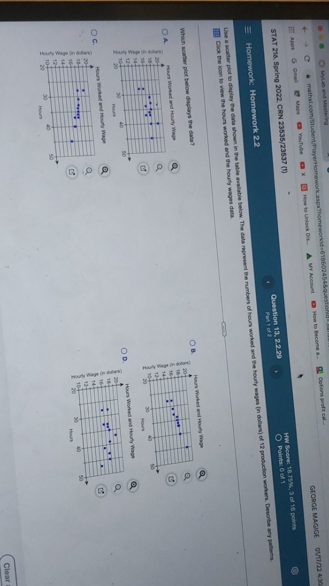 Answer please MyLab and M - C mathxl.com/Student/PlayerHomework.aspx?homeworkld=618602454&q # Apps G Gmall