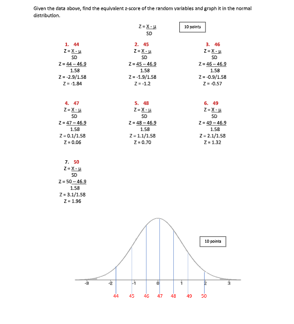 an example for reference. Thank you, tutor.Here is the z-score: Please provide