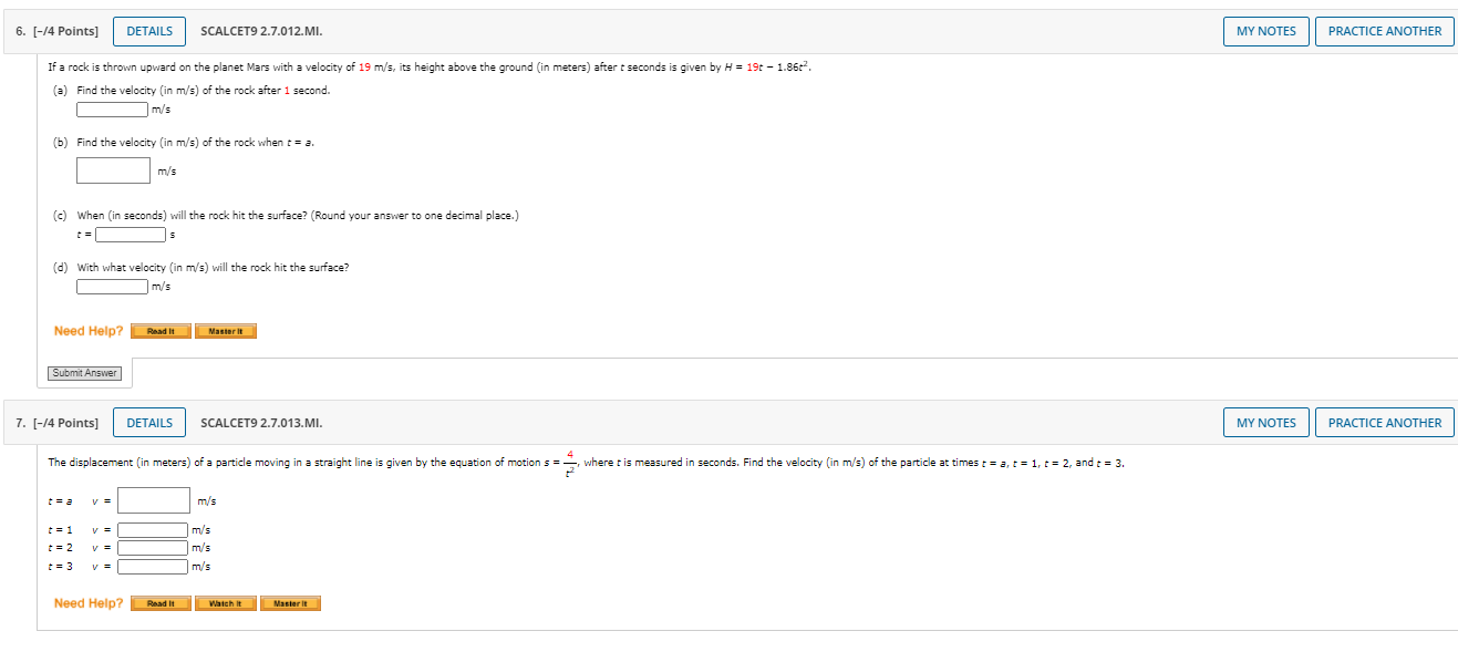 SCALCET9 2.7.001. A curve has equation y = f(x). (=) Write an