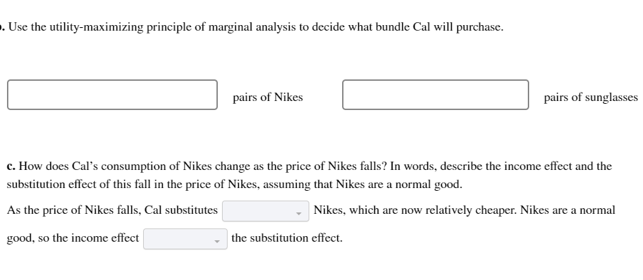 pair of Nikes falls from $100 to $50 each, but the price