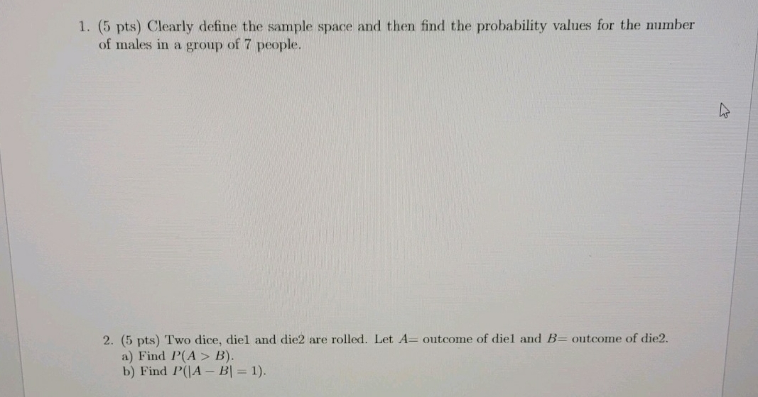 can someone please help me solve with those two questions? 1. (5