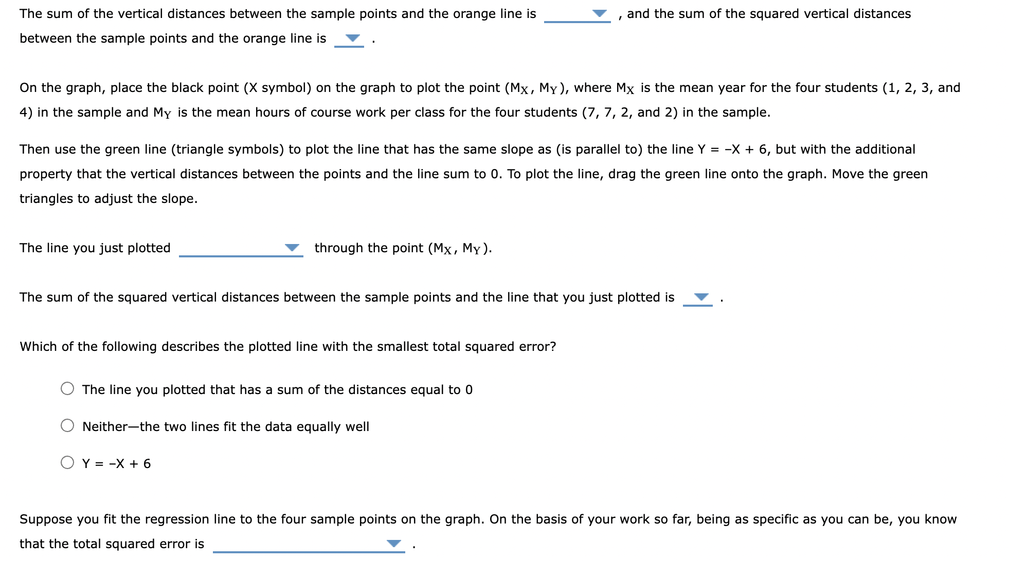 different years in college by asking them how many hours of course