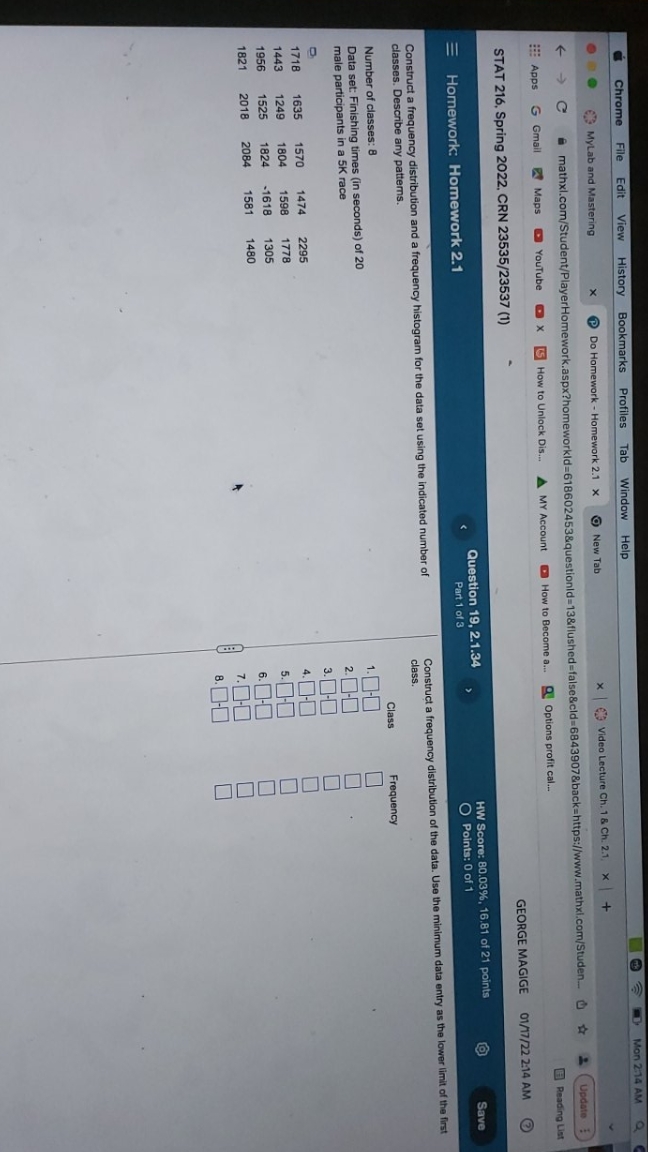 Please help solving the question Chrome File Edit View History Bookmarks Profiles