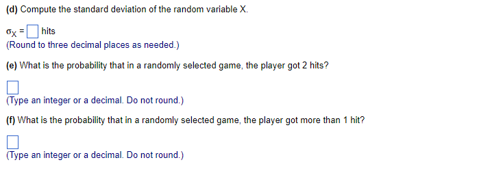 that this is a discrete probability distribution. This is a discrete probability