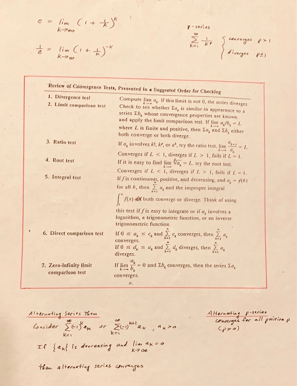 neat hand writing and use formulas below only #11 e = lim