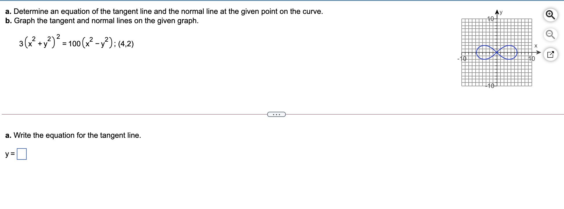 line at the point(s) |:|. (Type an ordered pair. Use a comma