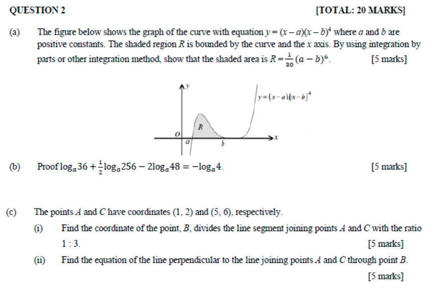  QUESTION 2 [TOTAL: 20 MARKS] (a) The figure below shows the