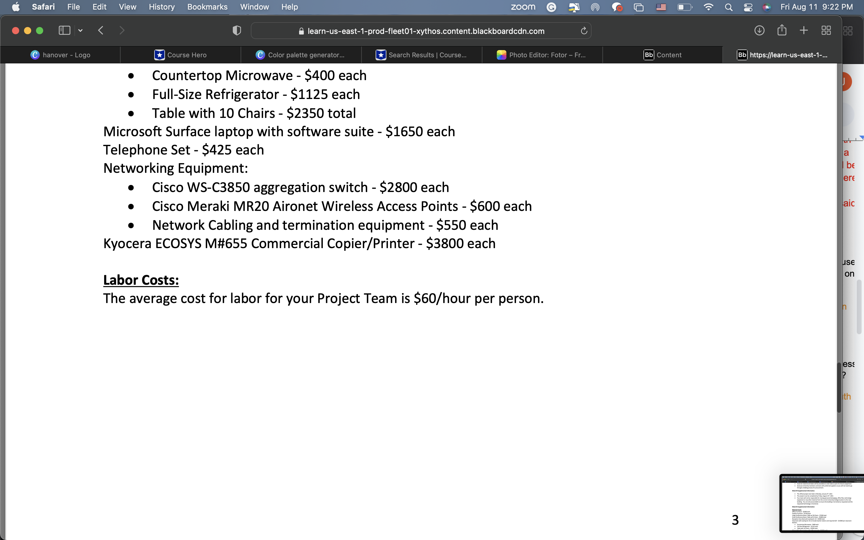 mitigate the impact of risk on the project. Situation 3\" The Executive