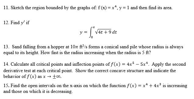 need help understanding ll. Sketch the region bounded by the graphs of: