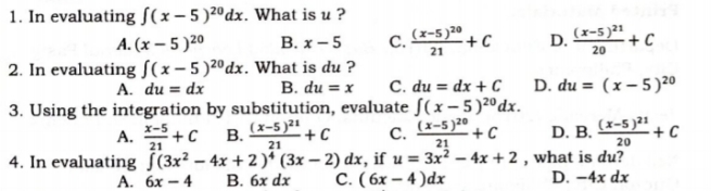 Answer what is required Provide clean and clear Solutions 1. In evaluating