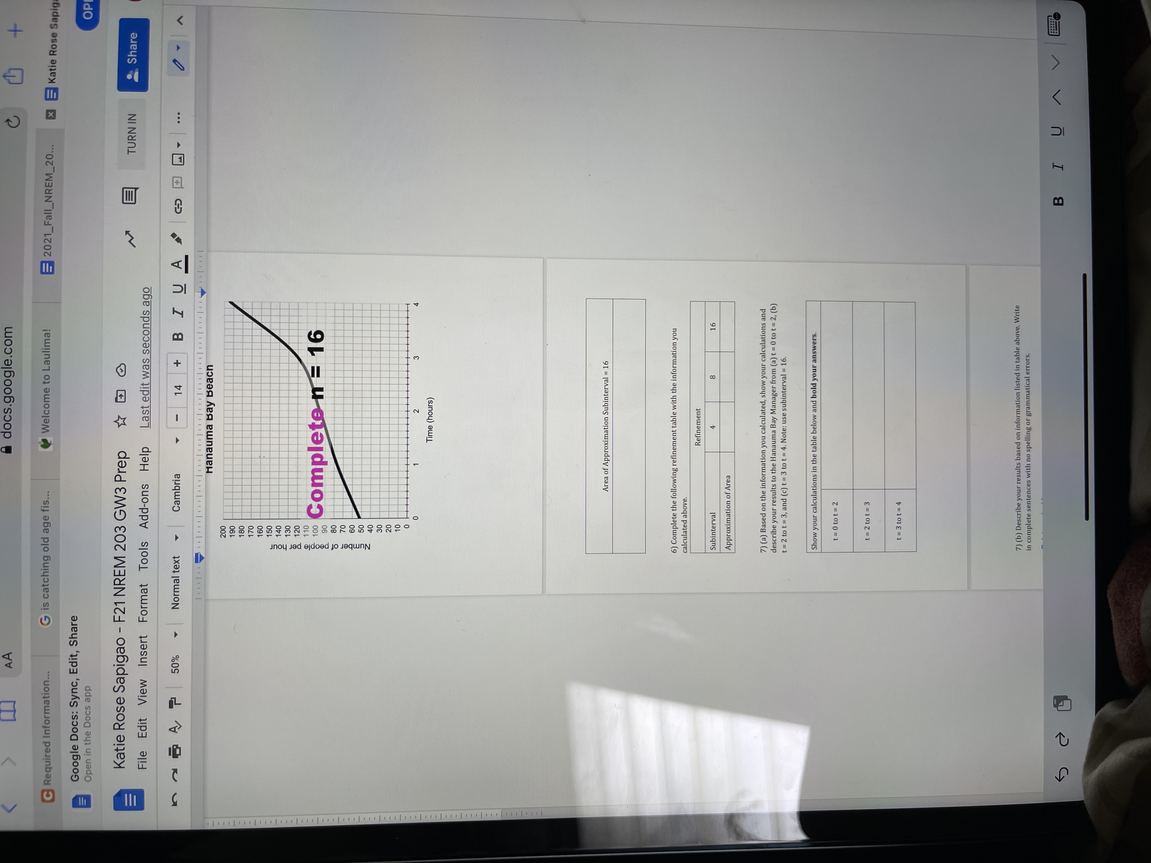 AA docs.google.com C + C Required Information.. G is catching old
