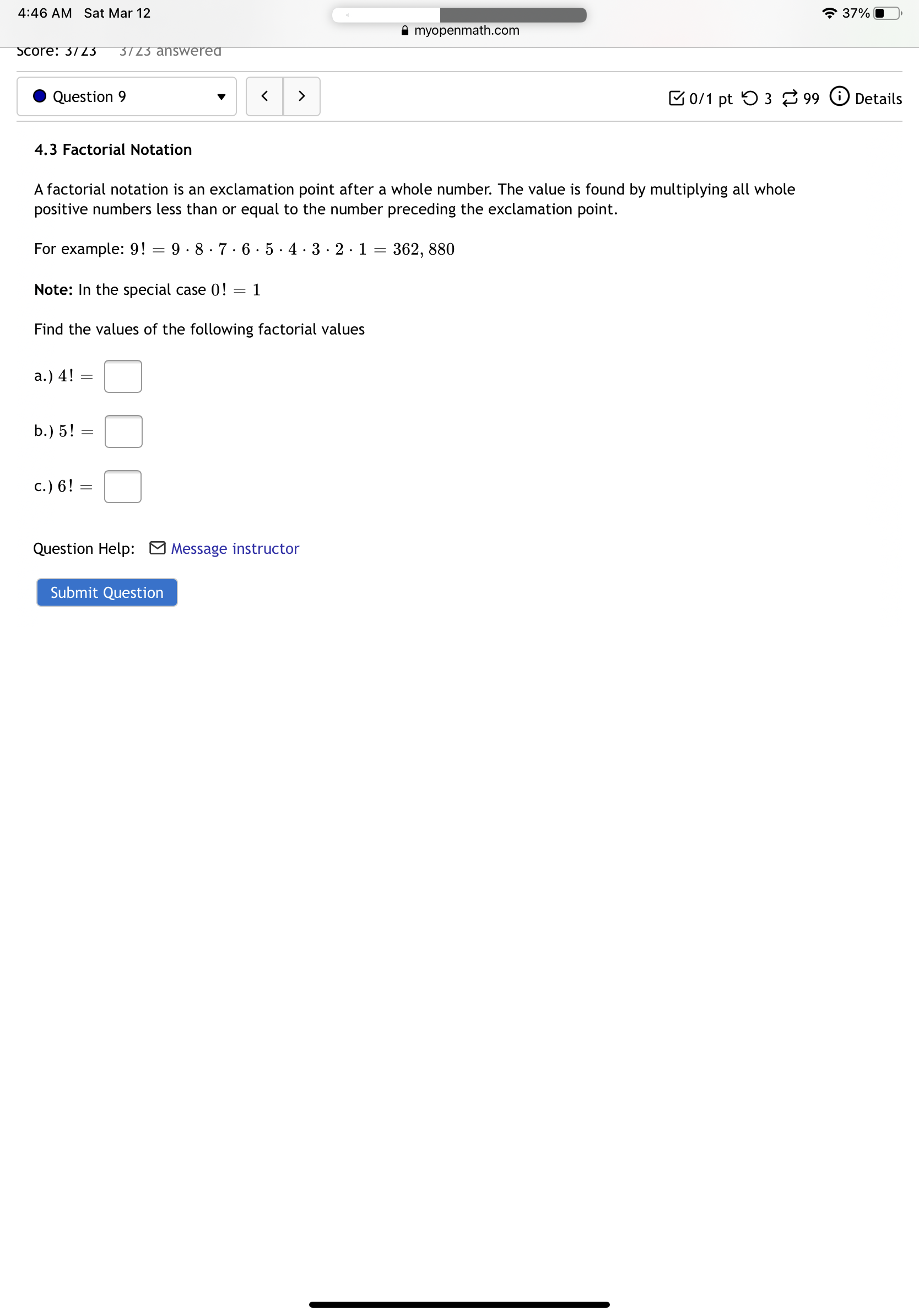 of a fraction called the binomial coefficent. It uses the factorial notation