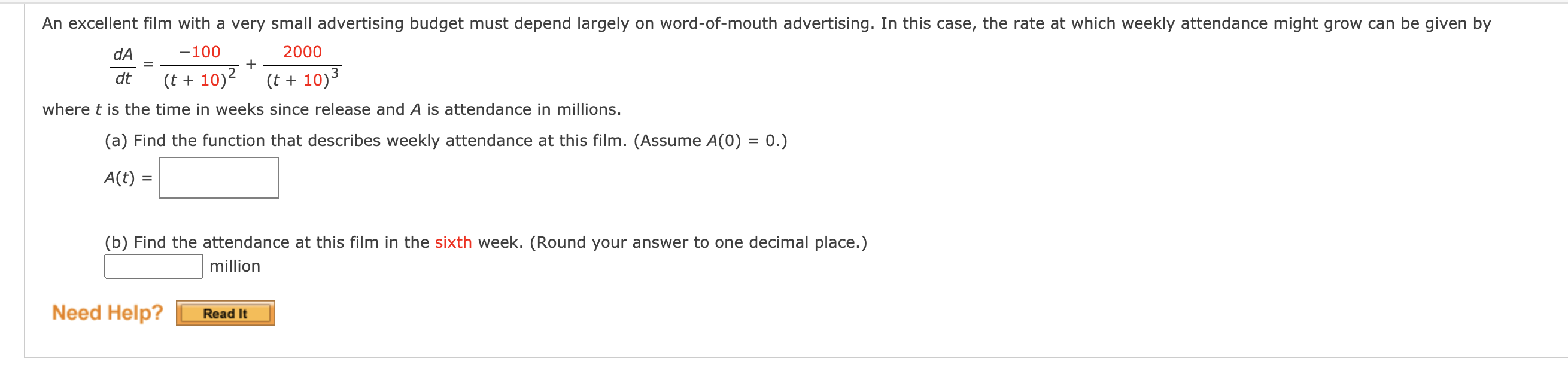 for a product is given by -50 MR = + 50 (2x