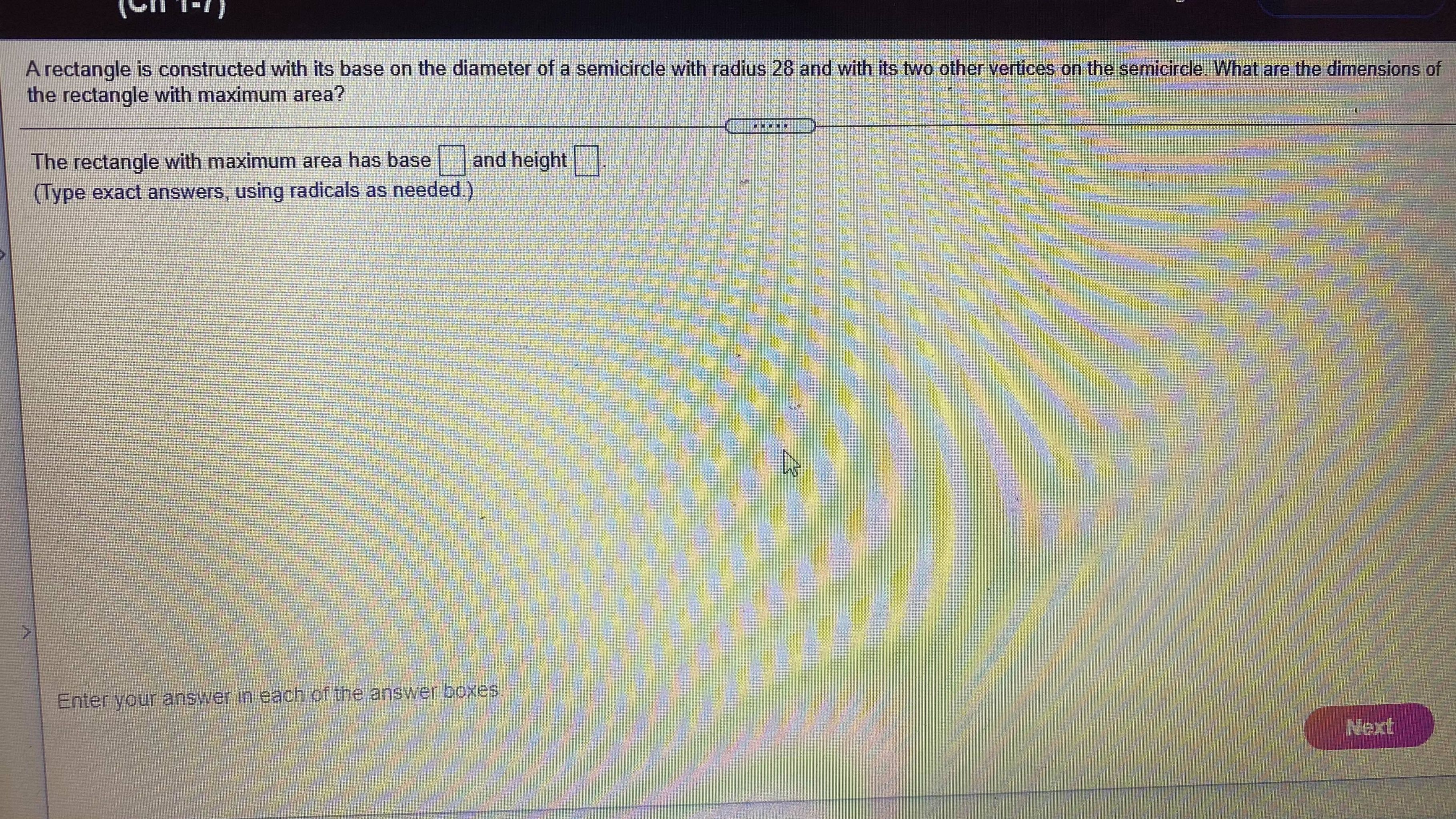 I need help solving this problem with every step please! A rectangle