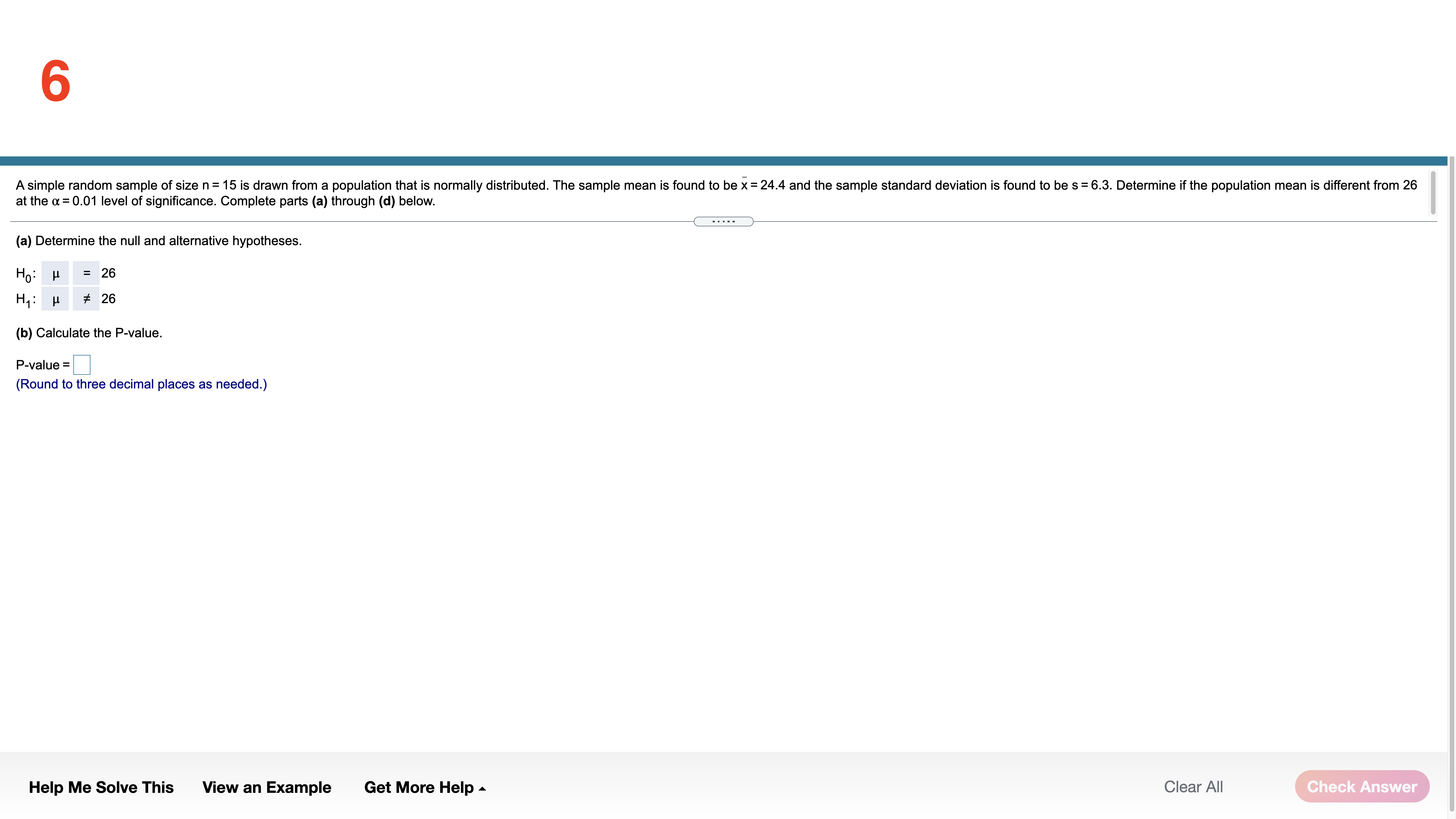 = 0.10 level of significance with 10 degrees of freedom. (b) Determine