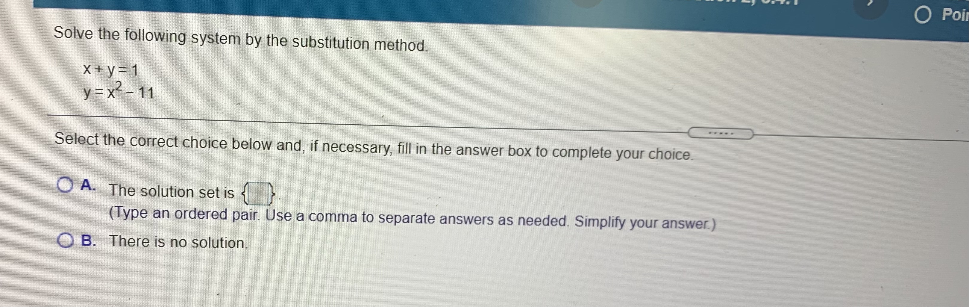 we obtain x = - 4 or x = 0, so the
