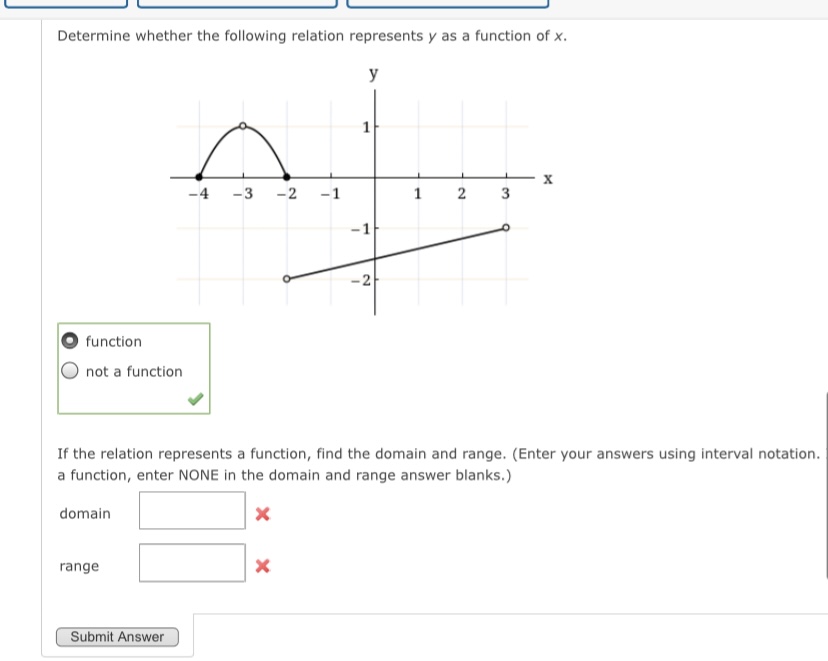 3 X -3 (a) Find g(-4), g(-2), g(0), g(2), and g(4). g(-4)