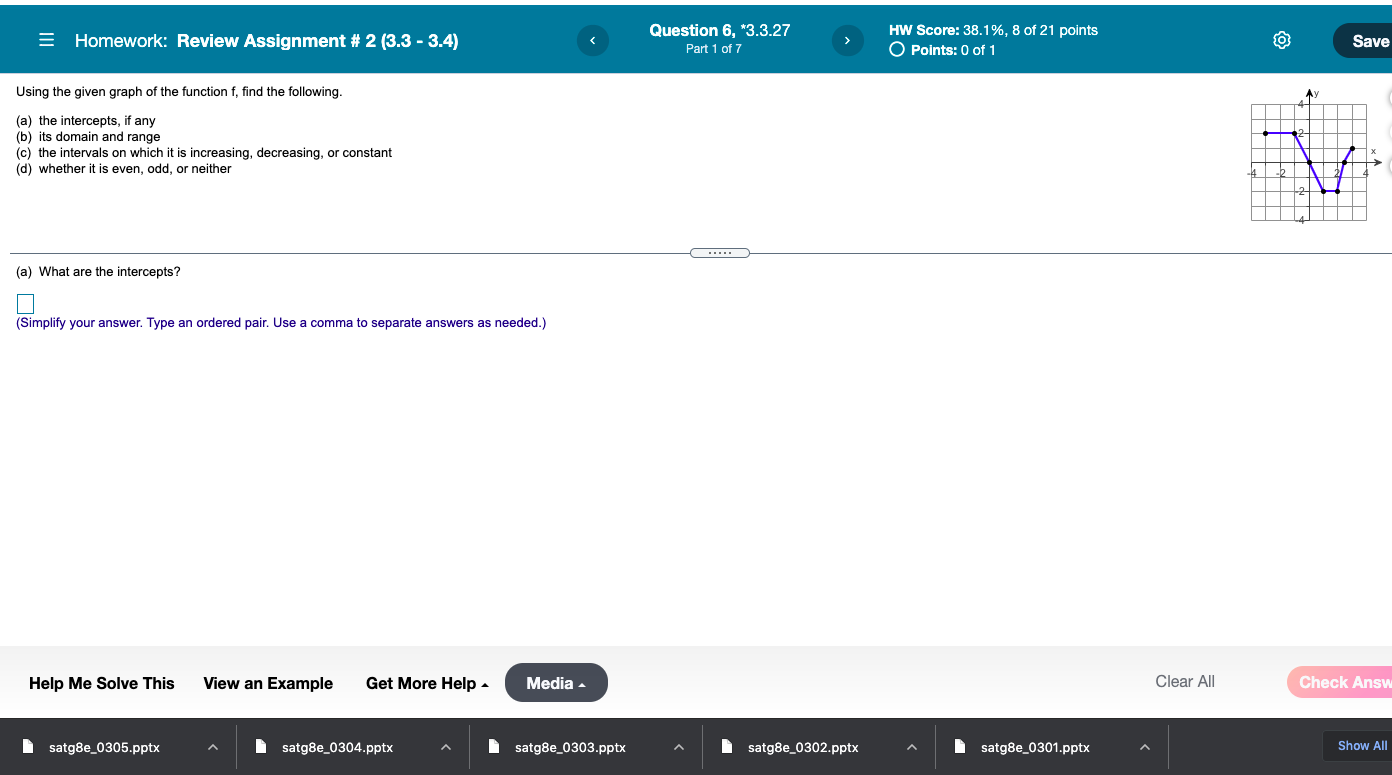 *3.3.21 HW Score: 38.1%, 8 of 21 points Part 1 of 7