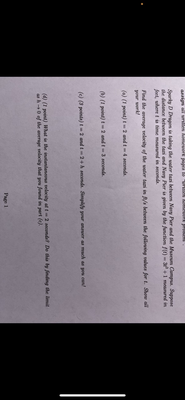 I need help with these math problems. assign all written homework pages