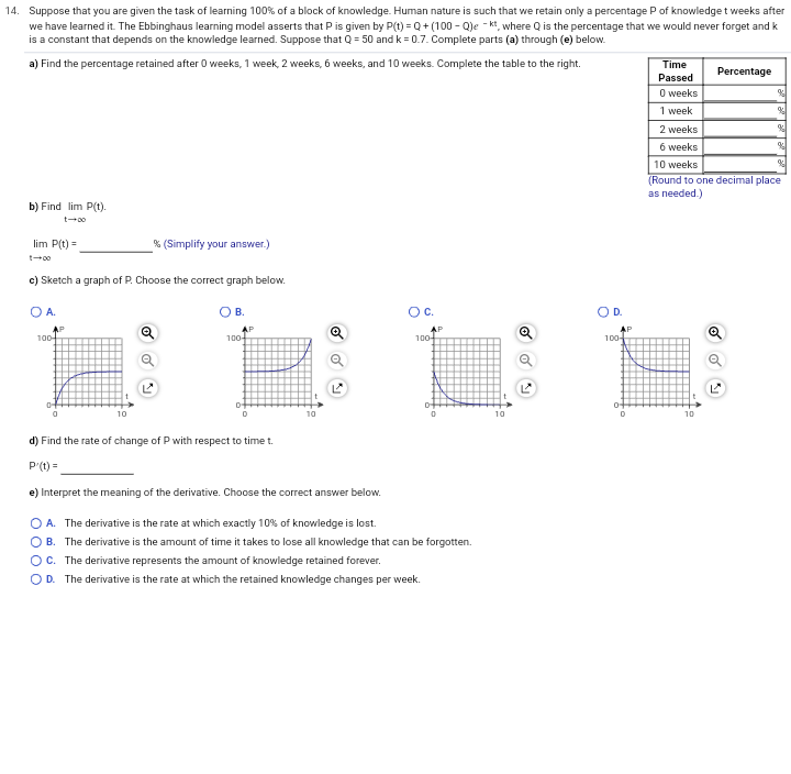 6z Z d'w dz2 12. A company's total cost, in millions of