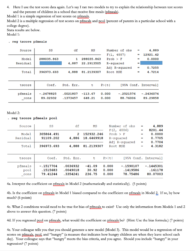 4. Here I use the test score data again. Let's say