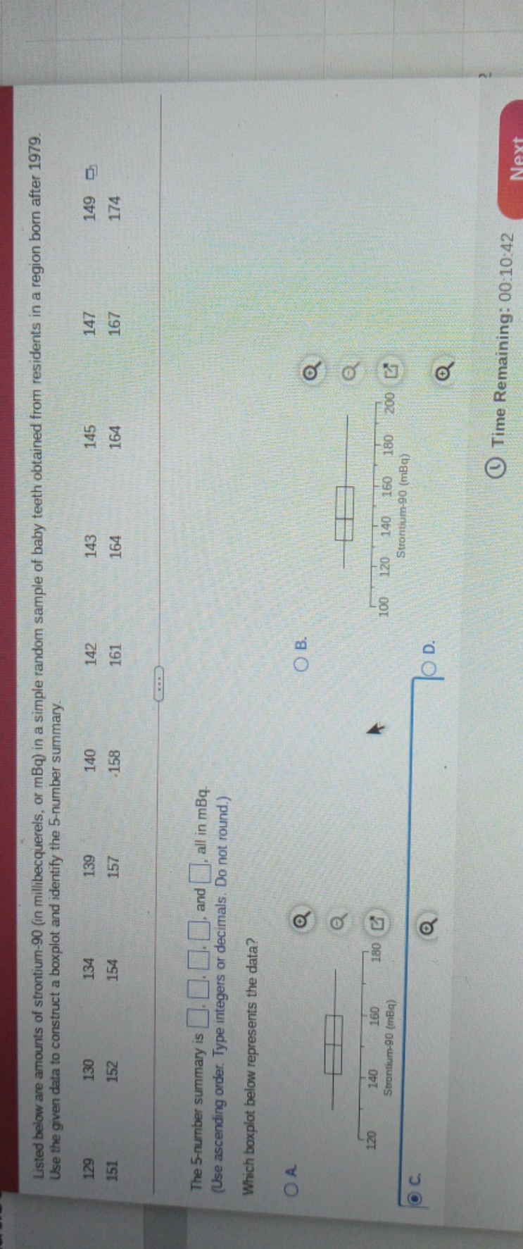 need a quick answer 10 min left Listed below are amounts of