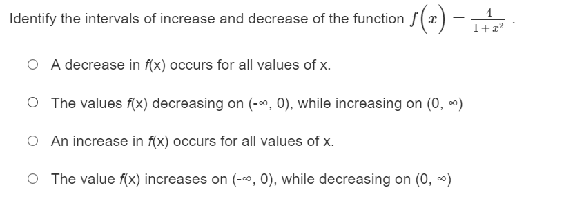 0 The graph is concave up when we '1 x s D