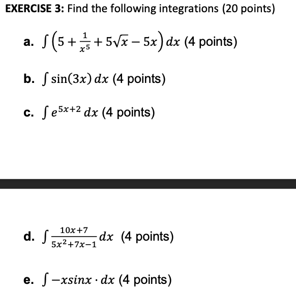 + 4 a) Find the extreme points, and prove which ones of