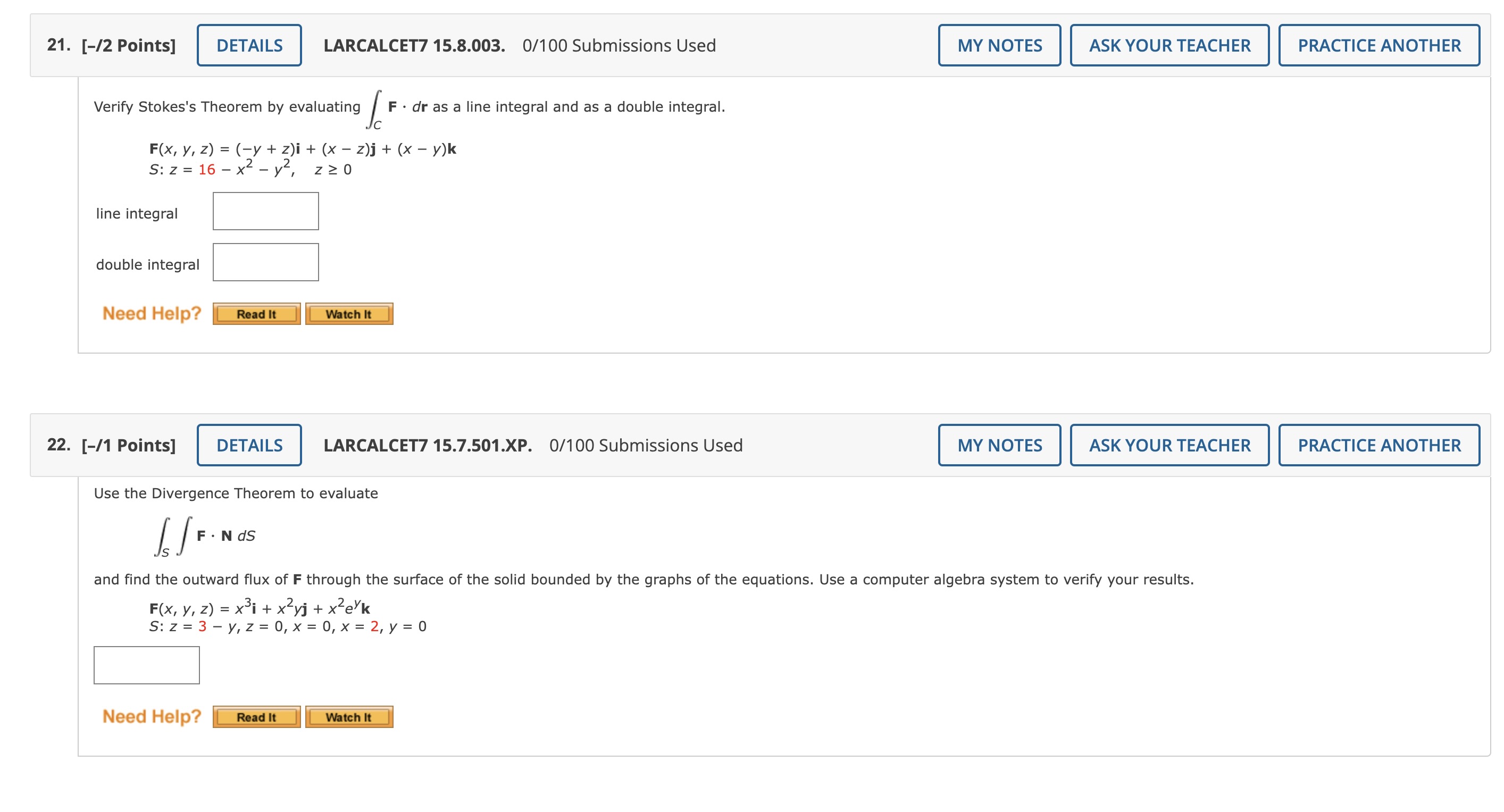 Please answer these two questions and SHOW ALL YOUR WORK! Thank you,