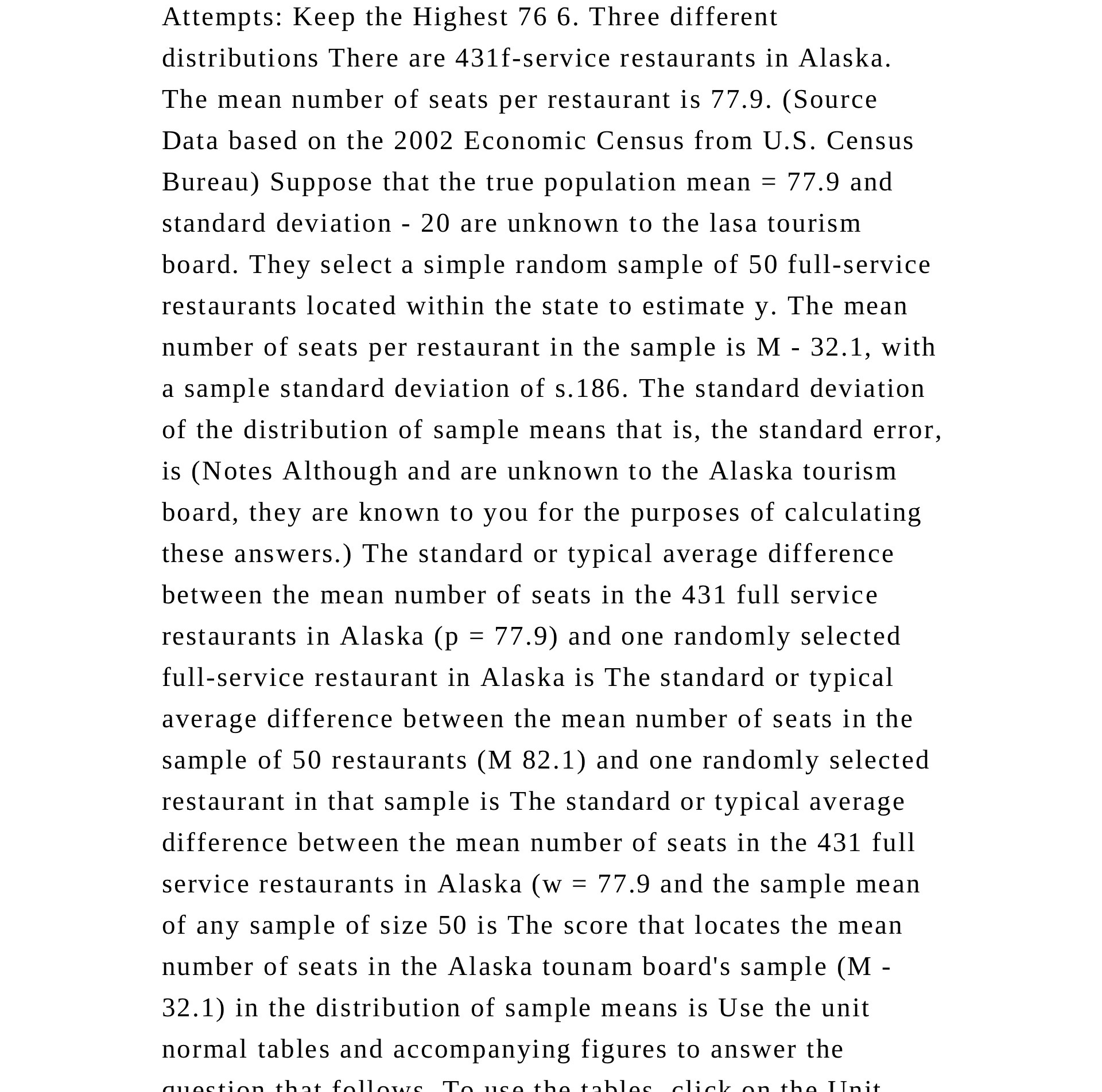 Attempts: Keep the Highest 76 6. Three different distributions There are