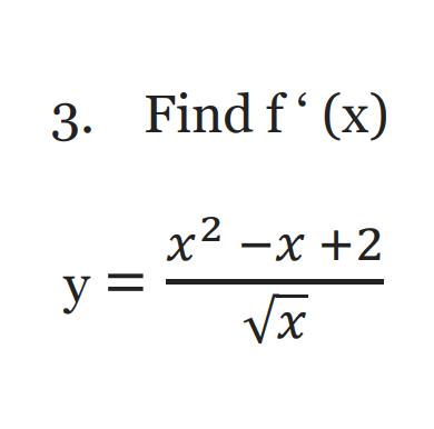 an expression for the slope of the tangent line to the curve