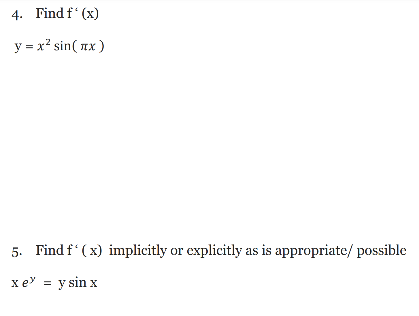 y = f(x) at the point a, over [a,x] Let h =