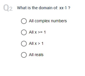 question. Choose with the best answer. Q1 what are the vertical asymptotes