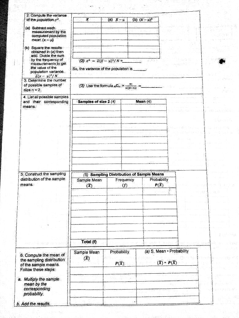 Perform what is being asked. Follow the steps indicated in the first