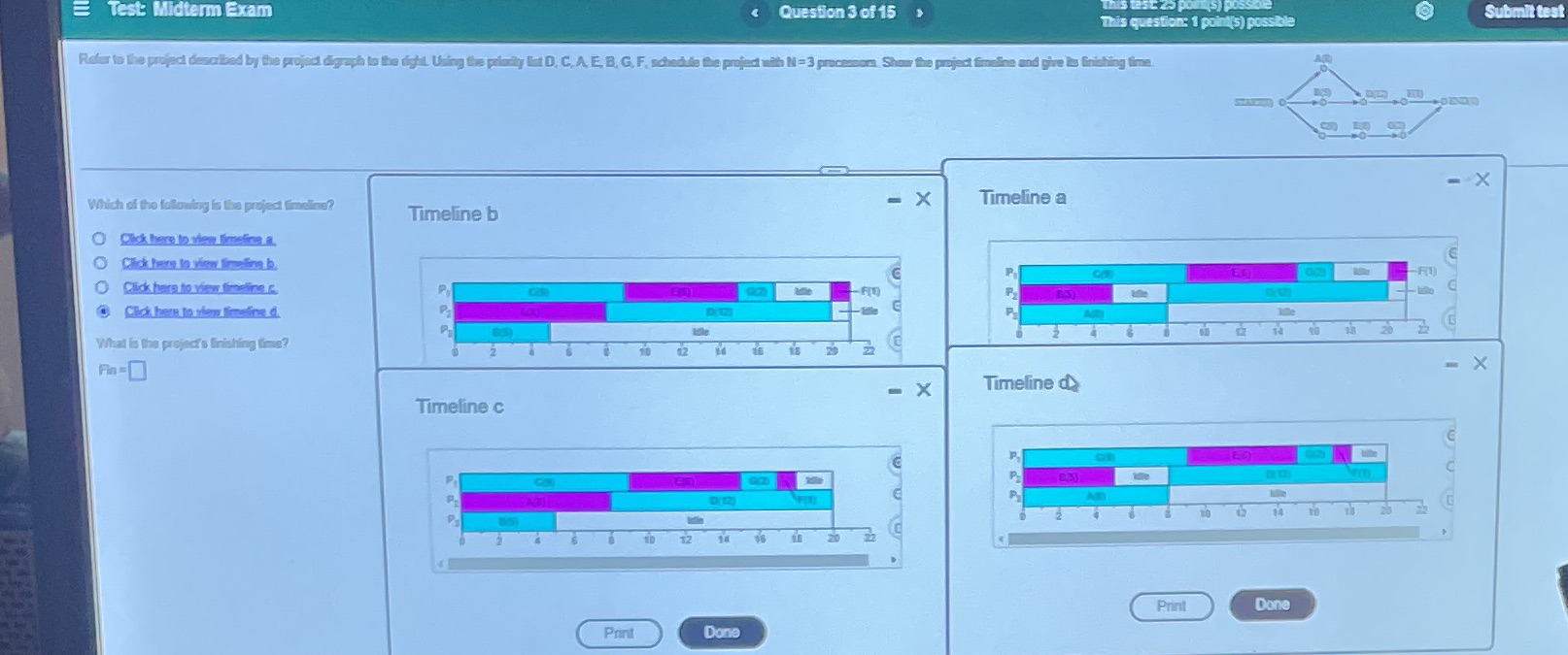  Test: Midterm Exam Question 3 of 15 > This test: 25