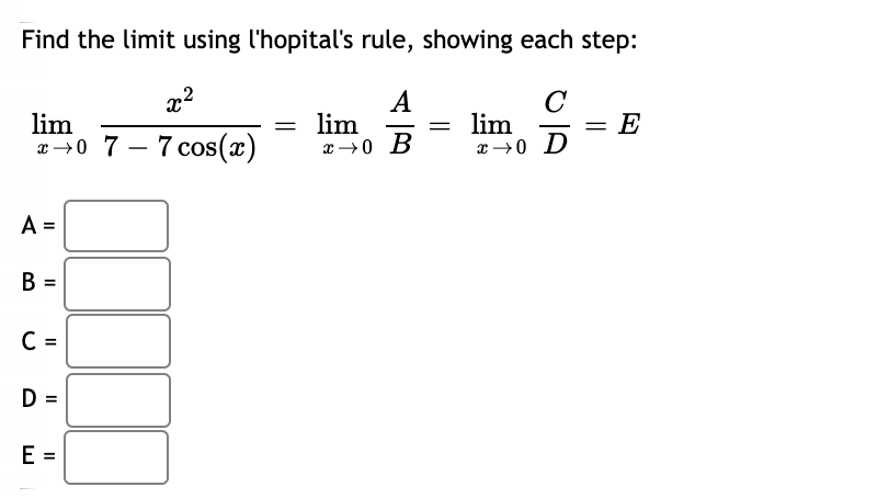 - 42 + 2Evaluate the limit using L'Hospital's rule if necessary sin(9x)