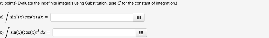 the indefinite integral. (use C for the constant of integration.) dx =