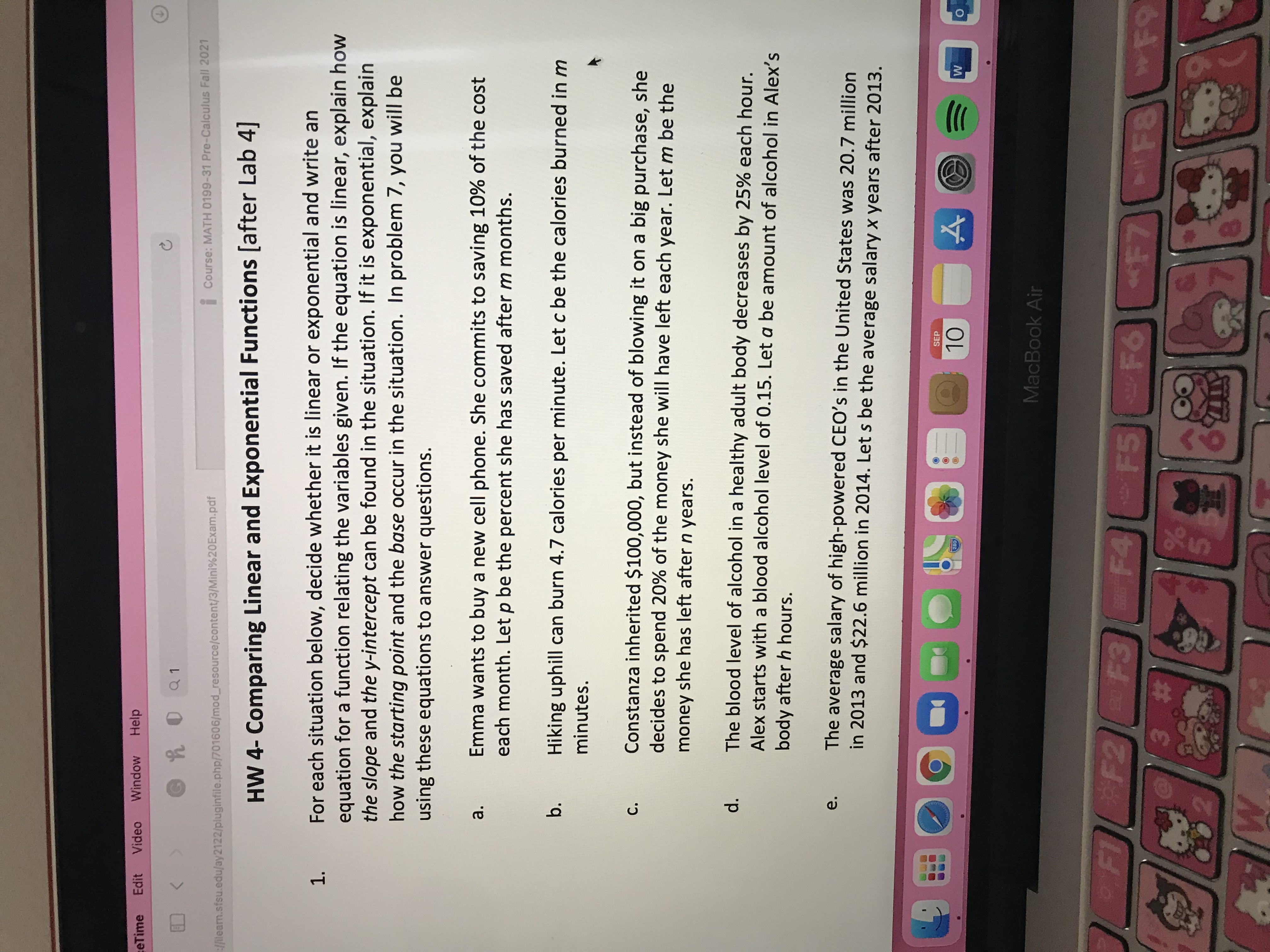 it says problem 5 it's referring to problem 1 ! FaceTime Edit