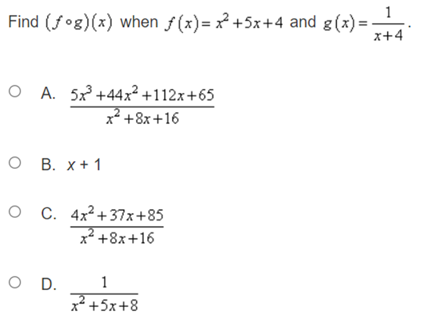 xx *-1 or 5} O B. (x | x*-5 or 5) O