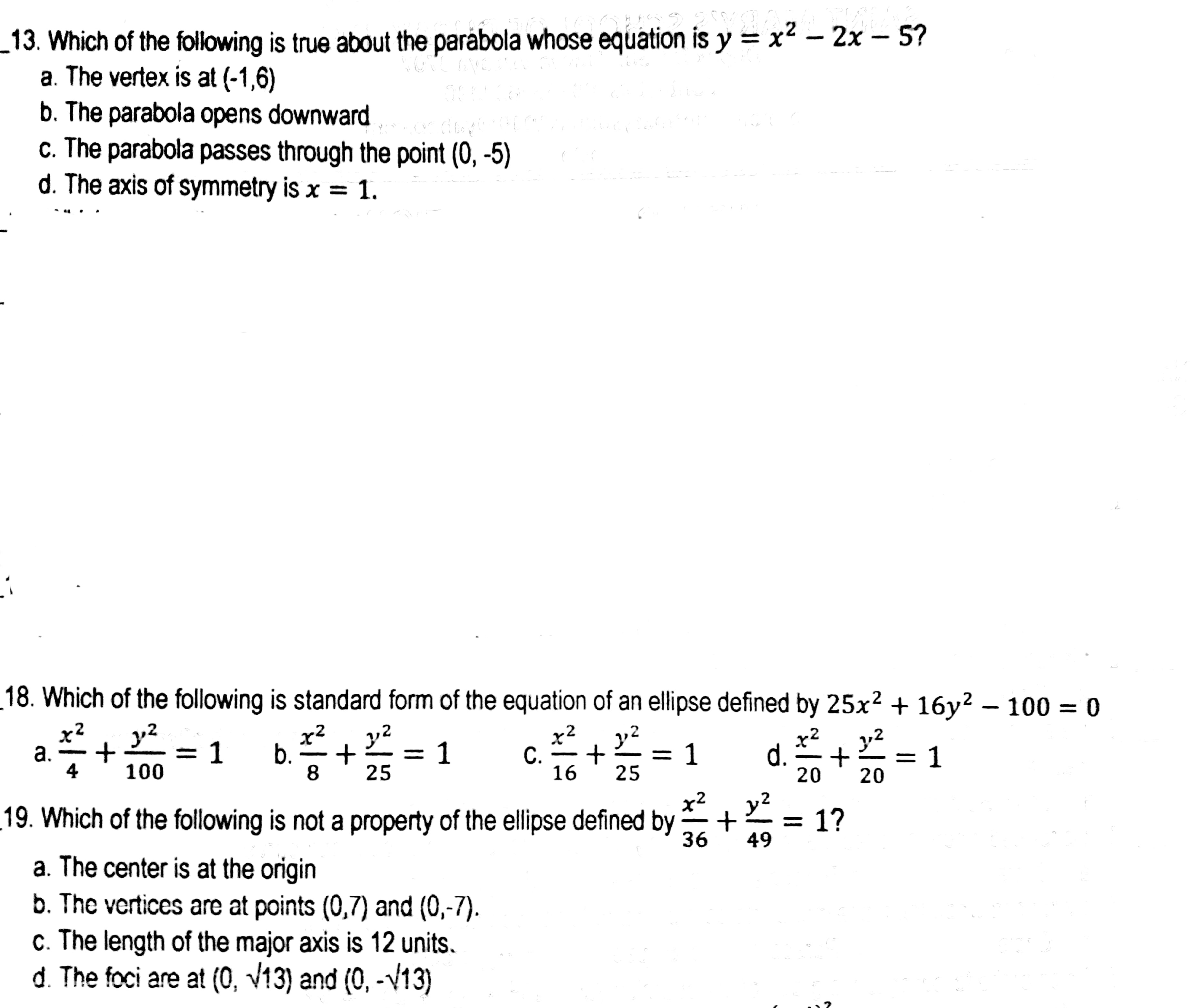 set points in a plane equidistant from a fixed point. a. Circle