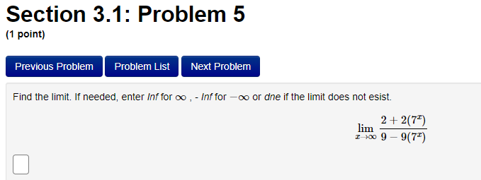 V The position of a particle moving on a horizontal line (where