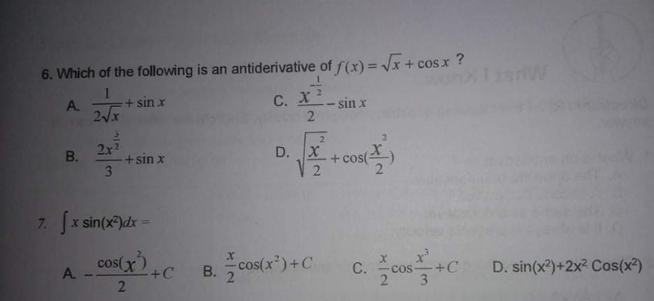velocity. 2. Given v(t) = x9, find the general equation for antiderivative.