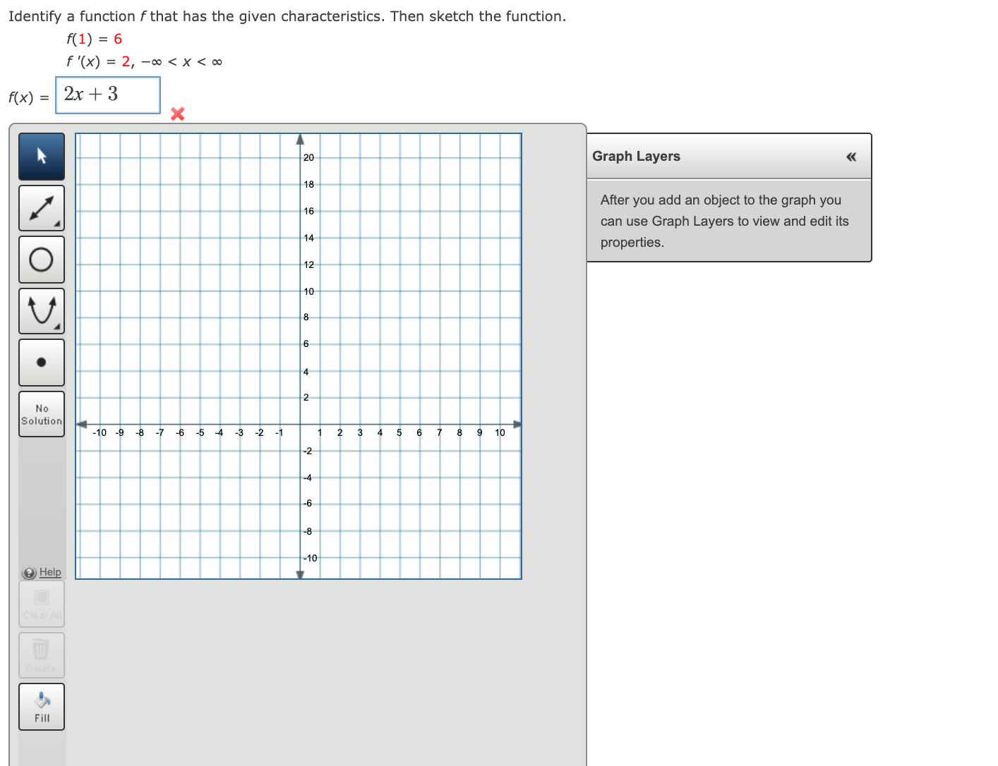 Identify a function f that has the given characteristics. Then sketch