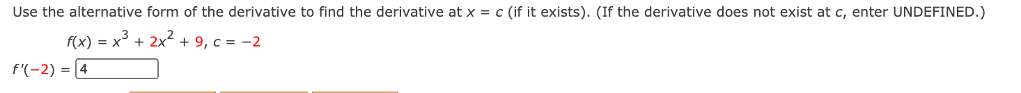 the function. f(1) = 6 f' (x) = 2, -00 
