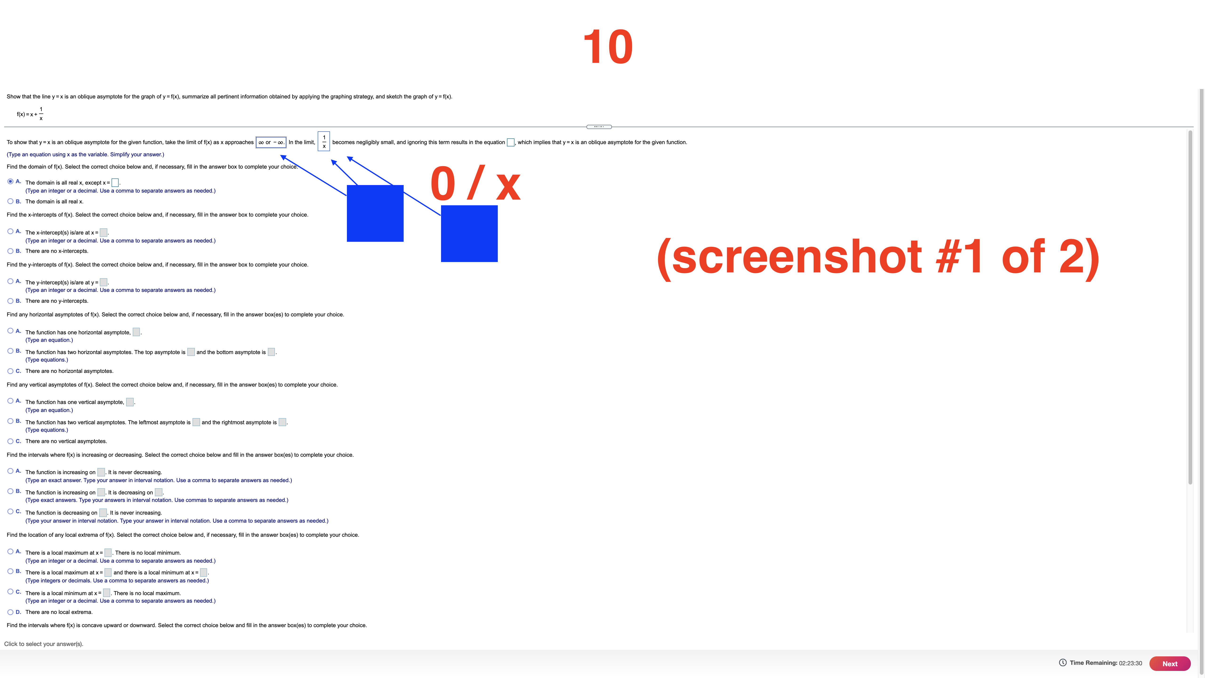 Need help with screenshot 10. NOTE: there are two screenshots. Why? Because
