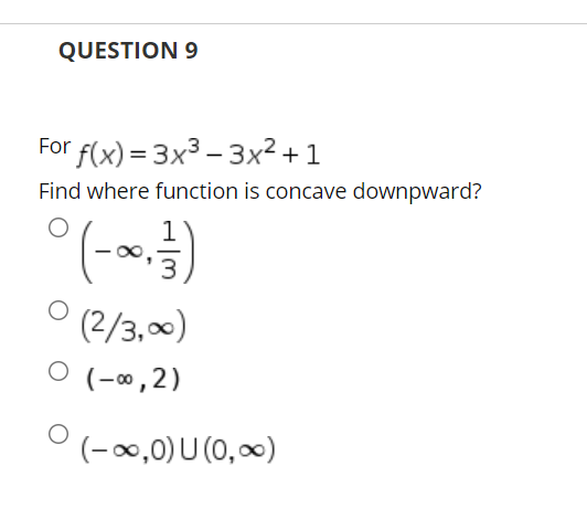 2 FE" f(x) = 3x3 3x2 + 1 Find the domain 0
